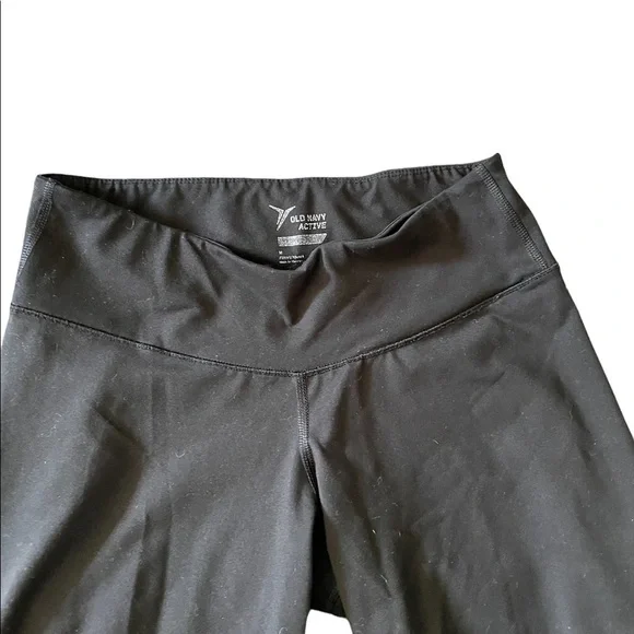 Old Navy Black and Blue Leggings Pants size Medium - Picture 4 of 5